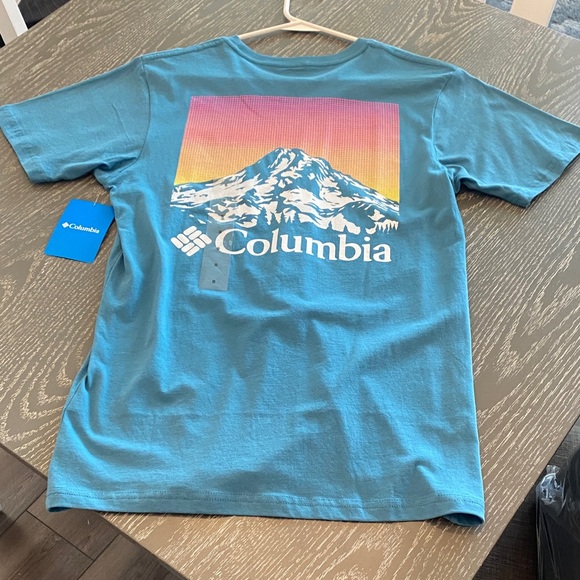Columbia Other - Columbia Men's Teal Mountain Graphic Tee